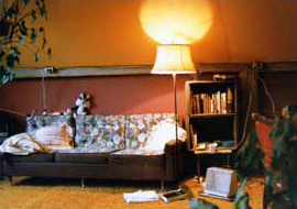The furnished loft of the barn on Cedar Creek Road – early 1979